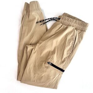 Khaki jogger pants